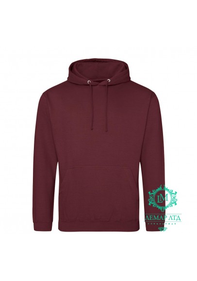 Худи Just Hoods College Burgundy BU (бордовий)
